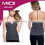 Fashionable latest design spandex women fitness wear durable yoga capri leggings tights