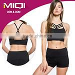 Fashionable latest design spandex women fitness wear durable yoga capri leggings tights