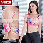 Fashionable latest design spandex women fitness wear durable yoga capri leggings tights