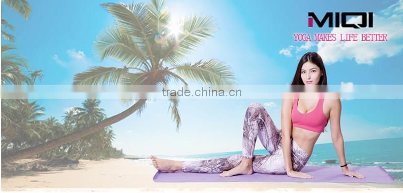 Fashionable latest design spandex women fitness wear durable yoga capri leggings tights