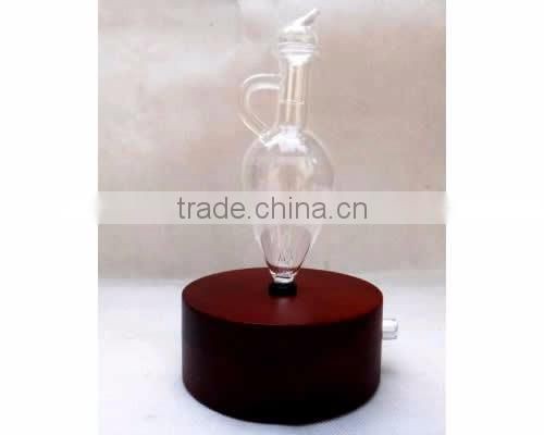 Elegant Wooden and Glass LED Aroma Diffuser Nebulization Essential Oil Diffuser