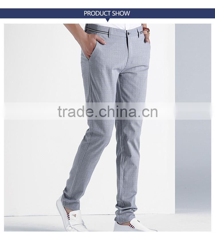 custom made business men casual pants, fashion big size loose business youth trousers in summer
