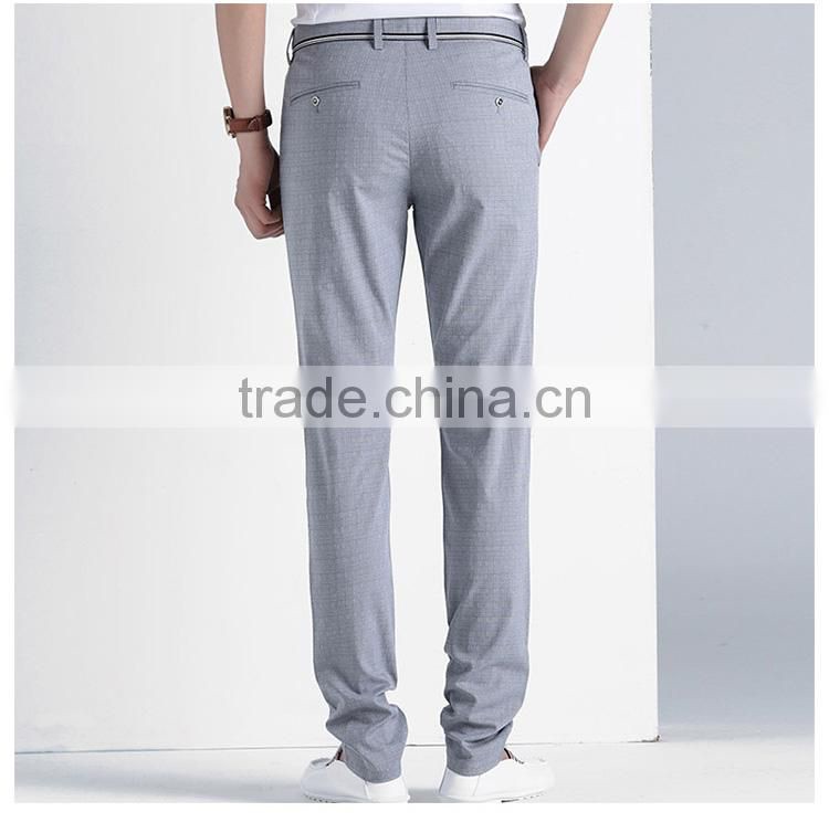 custom made business men casual pants, fashion big size loose business youth trousers in summer