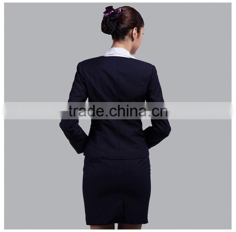 Custom High Quality Airline Uniform For Stewardess