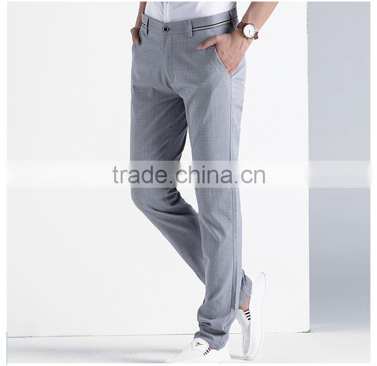 custom made business men casual pants, fashion big size loose business youth trousers in summer