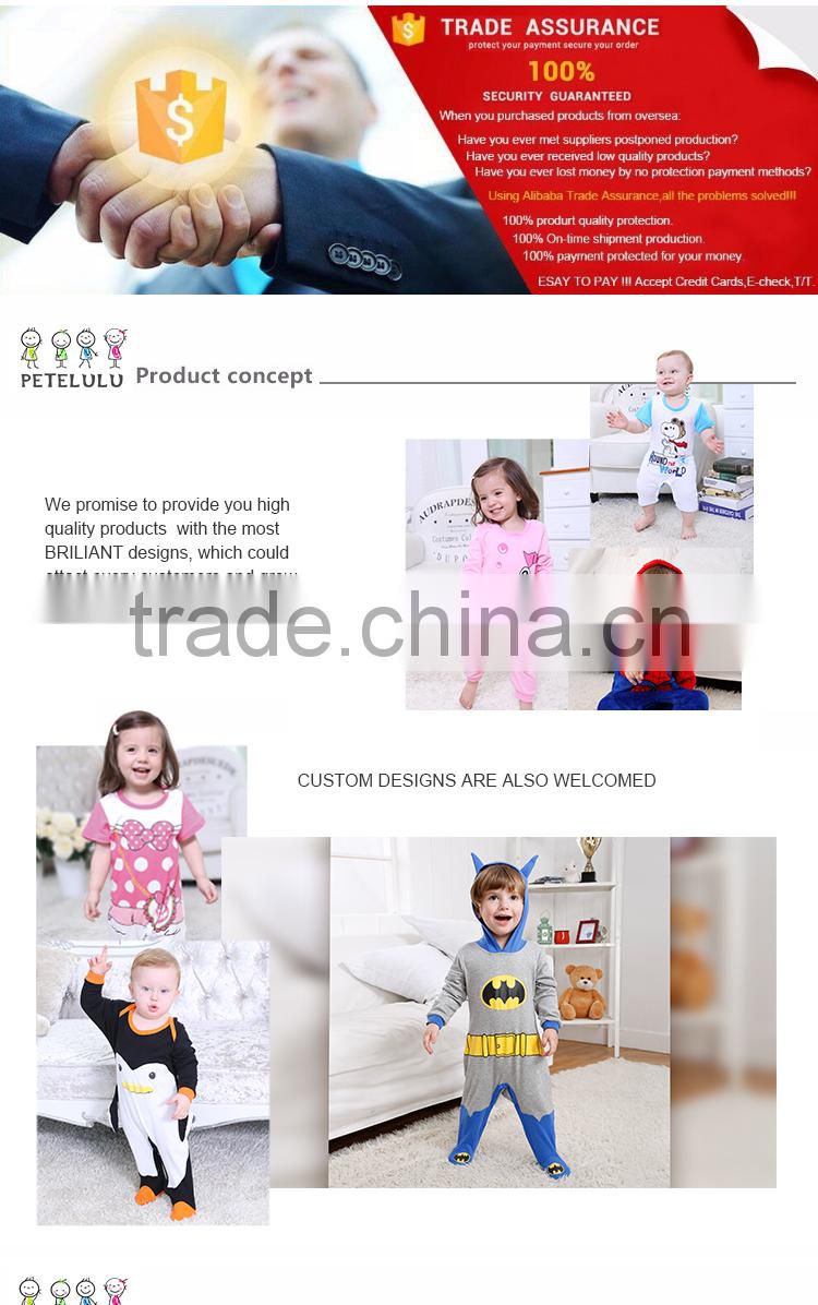 Blue Whale All Over Print Cotton Roupa Infantil Da China