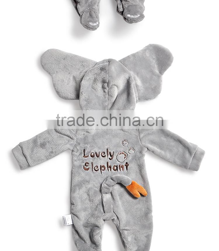 Guangzhou Big Ears Elephant Coral Fleece Thermal Baby Winter Clothes