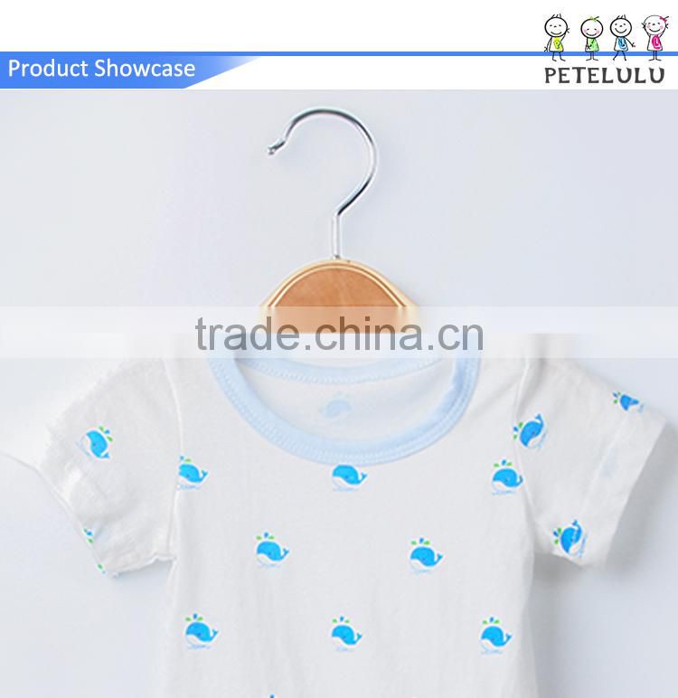Blue Whale All Over Print Cotton Roupa Infantil Da China