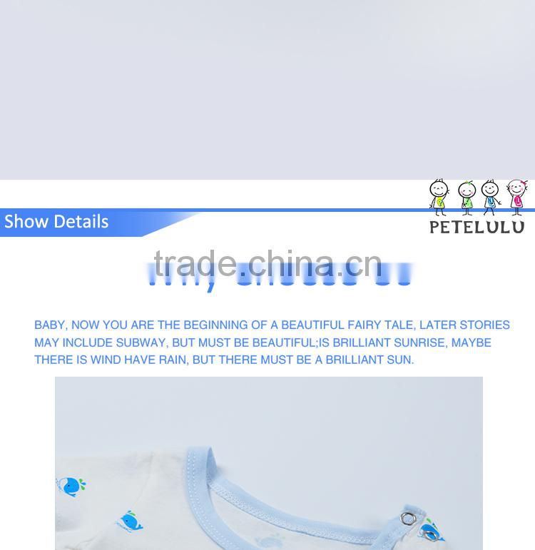 Blue Whale All Over Print Cotton Roupa Infantil Da China