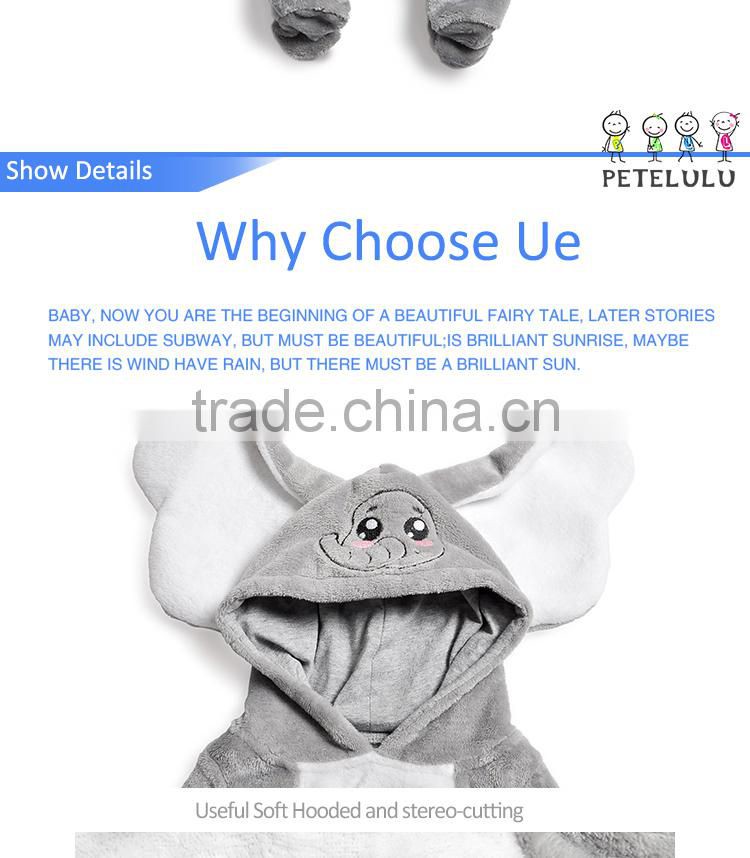 Guangzhou Big Ears Elephant Coral Fleece Thermal Baby Winter Clothes