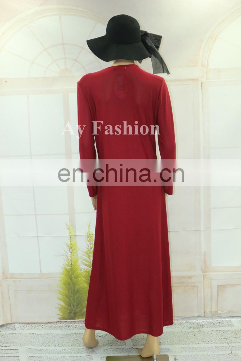 New Beautiful Islamic Clothing Abaya Dubai Muslim Dress Long Sleeve Abaya Dress Abaya Jalabiya Kaftan