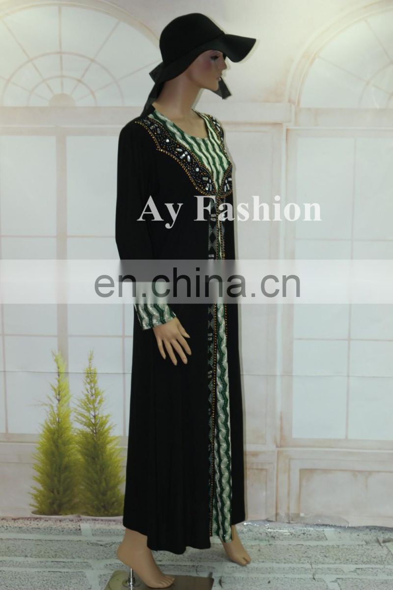 Hot Sale Latest African Designs Rayon Women Abaya Muslim Women Islamic Clothes Caftan For Moroccan
