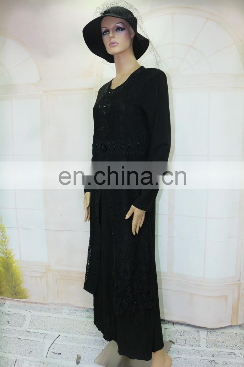 2016 fashion turkey new model abaya in dubai muslim dress abaya