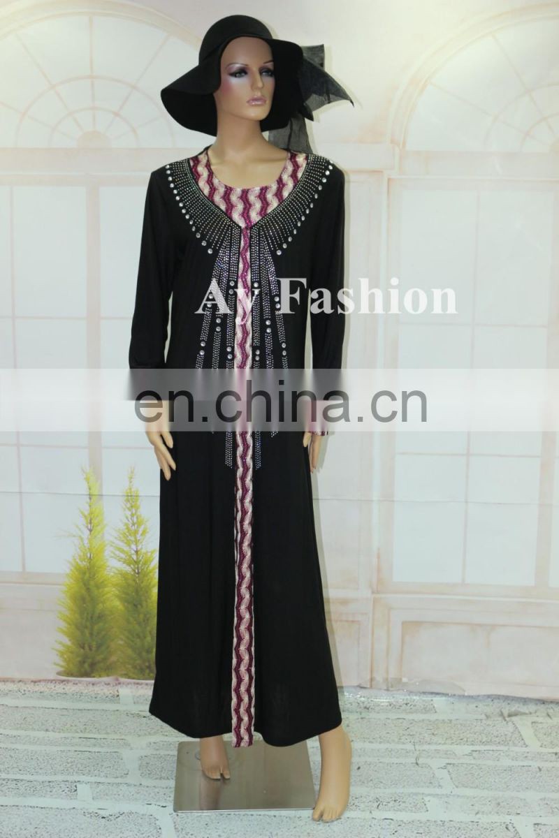 Hot Sale Latest Designs Fashion Arabic Abaya Muslim Girls Long Dress Turkish Women Clothing Burqa