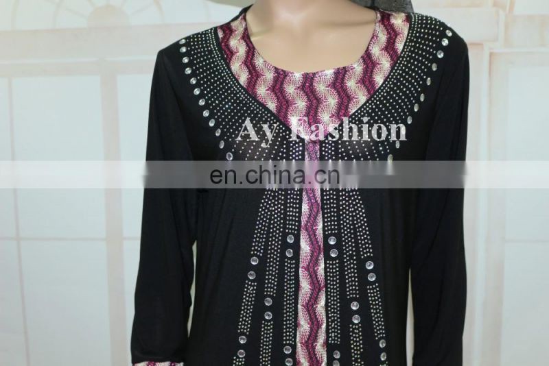 Hot Sale Latest Designs Fashion Arabic Abaya Muslim Girls Long Dress Turkish Women Clothing Burqa