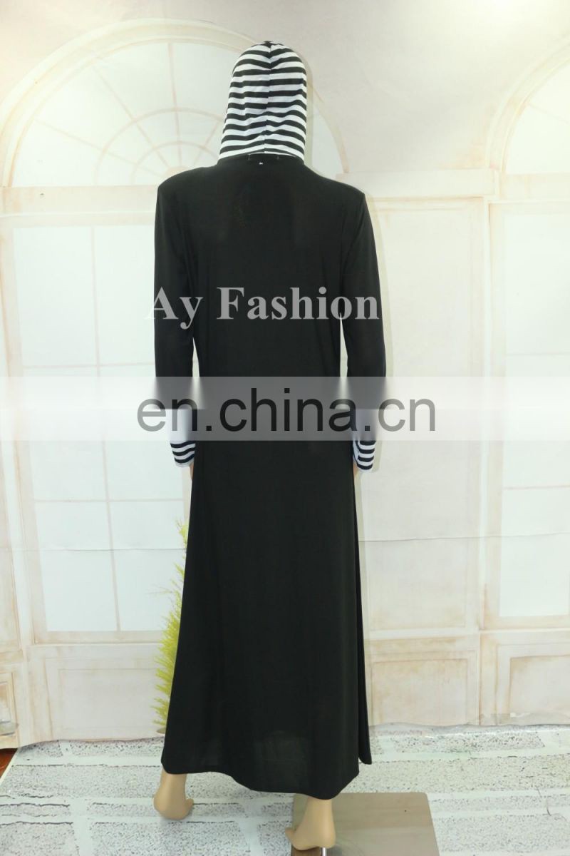 Wholesale Muslim Woman Dress Arabic Abaya Long Sleeve Islamic Clothing Abaya Dubai Models China Supplier Abaya