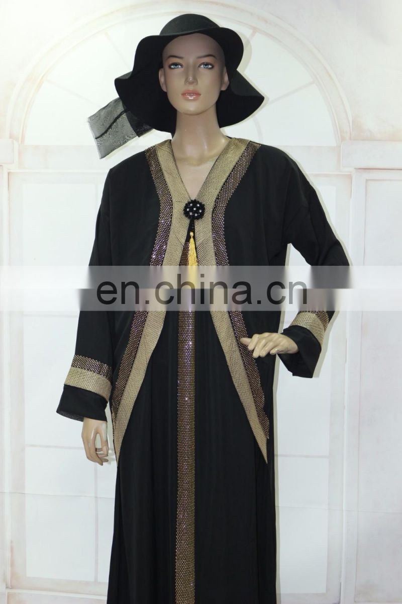 Wholesale factory price new style used abaya dubai dress sharjah maxi length