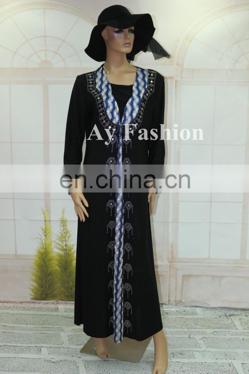 Latest Burqa Designs Pictures Maxi Dresses Wave Pattern Style With Abaya Models Dubai