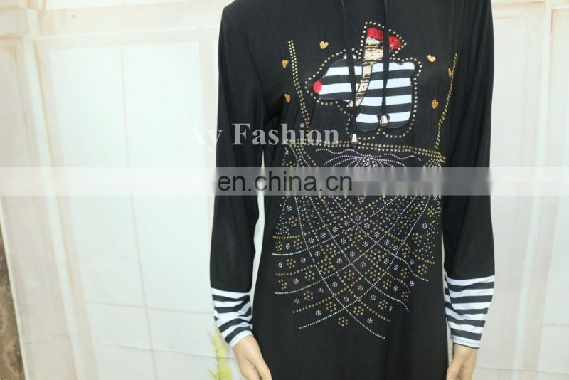 Wholesale Muslim Woman Dress Arabic Abaya Long Sleeve Islamic Clothing Abaya Dubai Models China Supplier Abaya