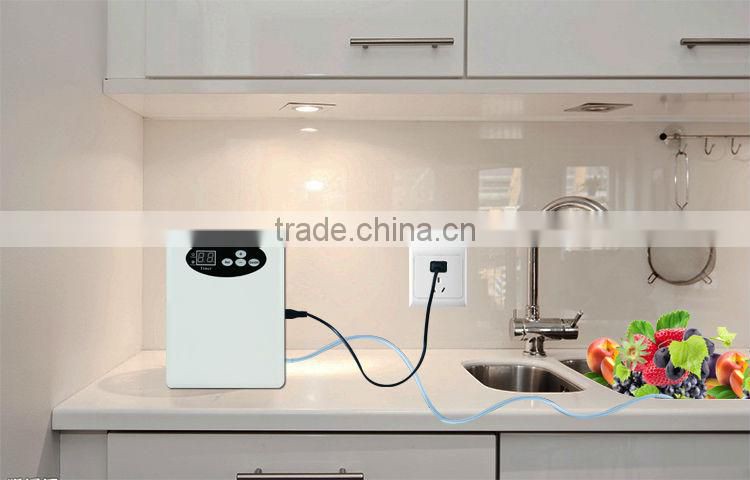 fruit washer, no residual pollution left, ozone water for better cleaning