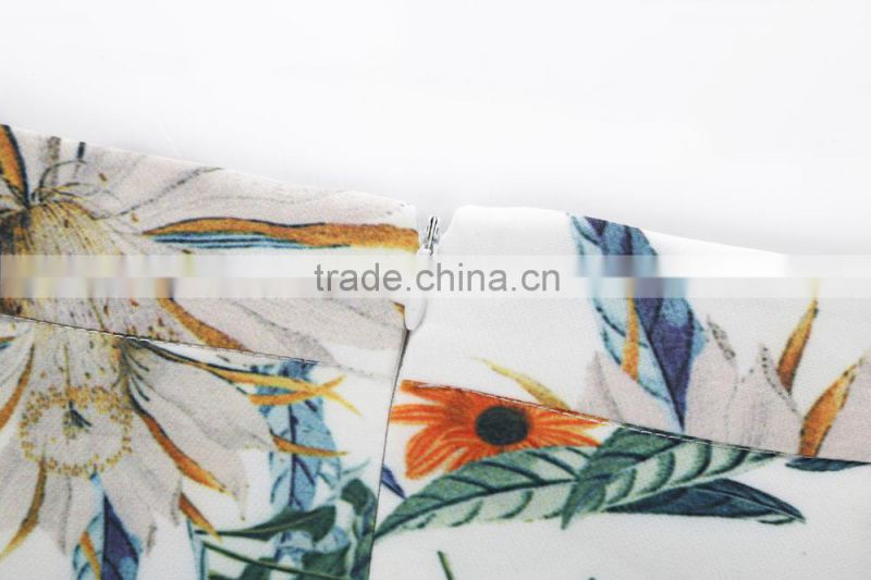 Casual Crop Top and Skirt New Design Ladies Suit