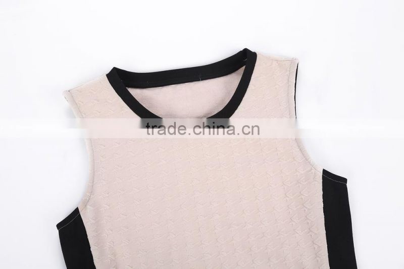 New Women Plain Crop Top and Knee-Length Skirt Lady Suit