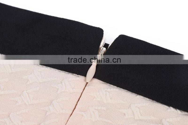 New Women Plain Crop Top and Knee-Length Skirt Lady Suit