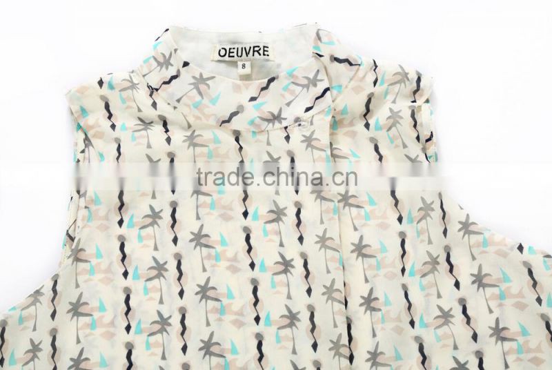 Printed Chiffon women's dress suits