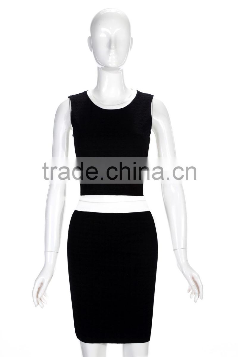 New Collection 2 in 1 Ladies Formal Skirt Suit Wholesale