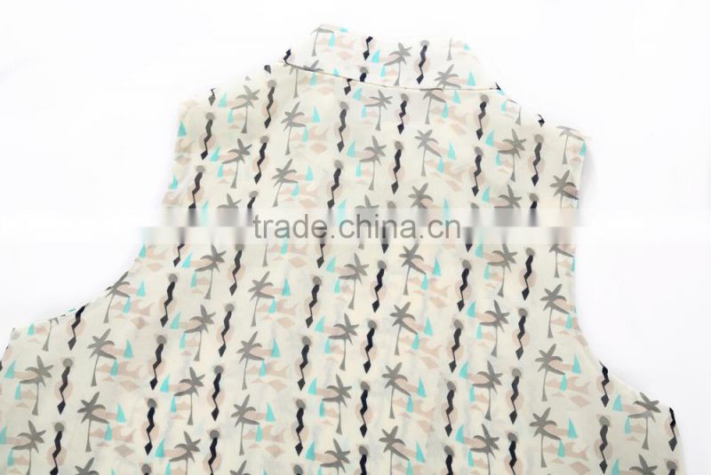 Printed Chiffon women's dress suits