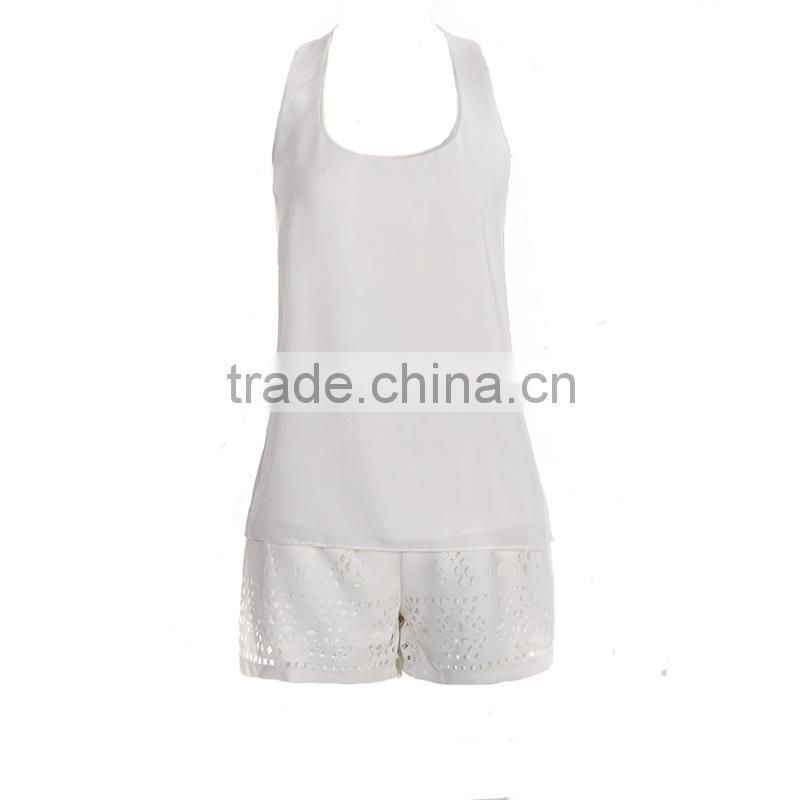 Fashion summer woman suit for short and tank top