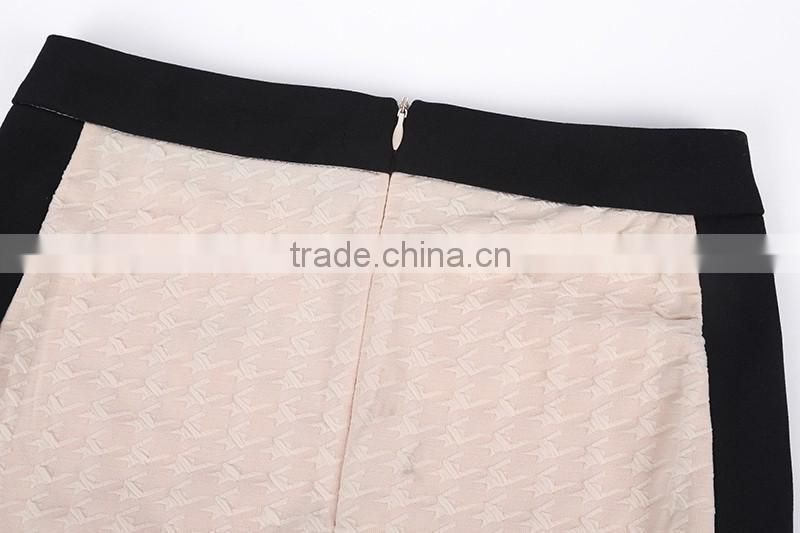 Simple style office Black lady suit