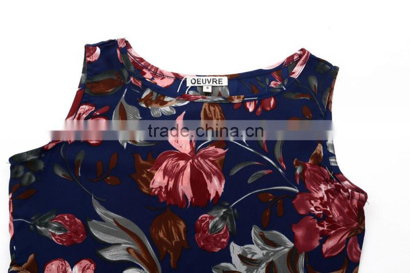 European style Floral printed pant suit for women