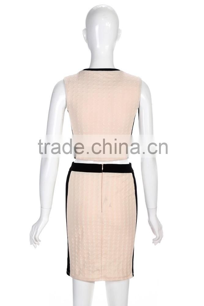 Simple style office Black lady suit