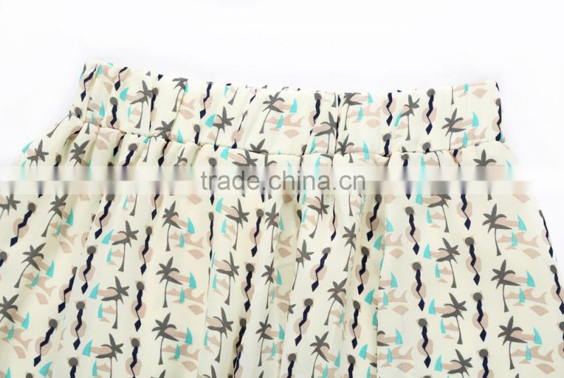 Printed Chiffon women's dress suits