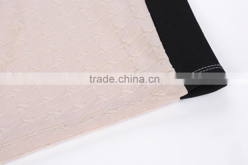 New Women Plain Crop Top and Knee-Length Skirt Lady Suit