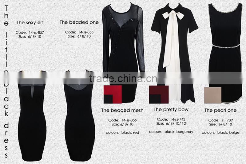 Simple style office Black lady suit