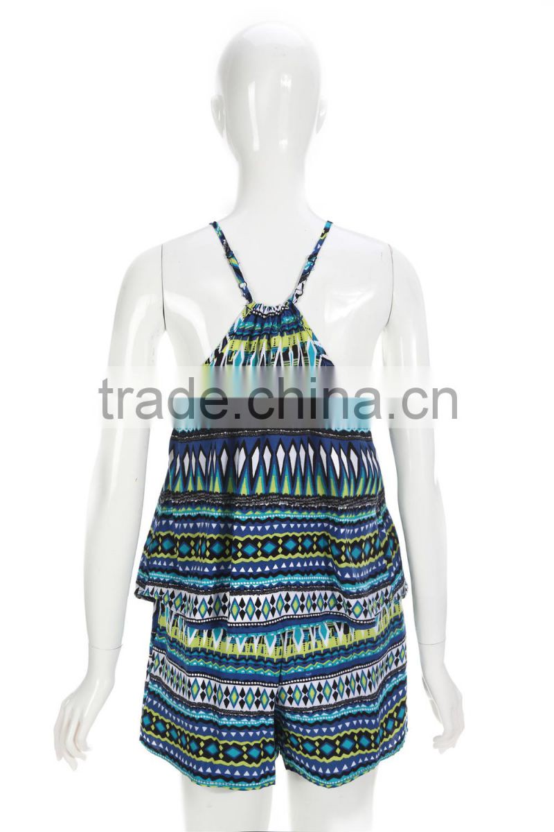 European style lady short casual suit