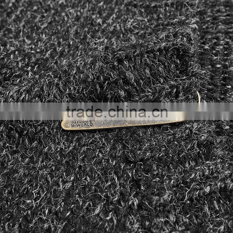 PM-032 Gothic Broken Hold Loose Overside Asymmetric Thick Wool Cloak Sweater