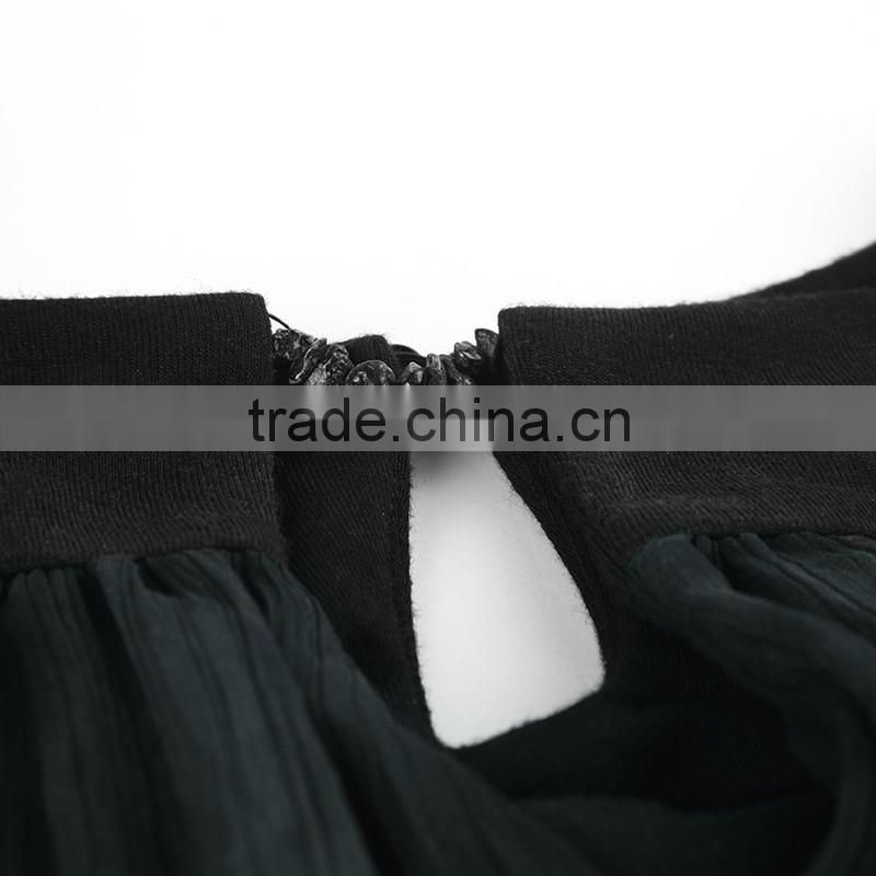 PQ-125 PUNK RAVE Brand Magician Conjures Beautiful Fish Tail Real Silk A Shape Long Dress