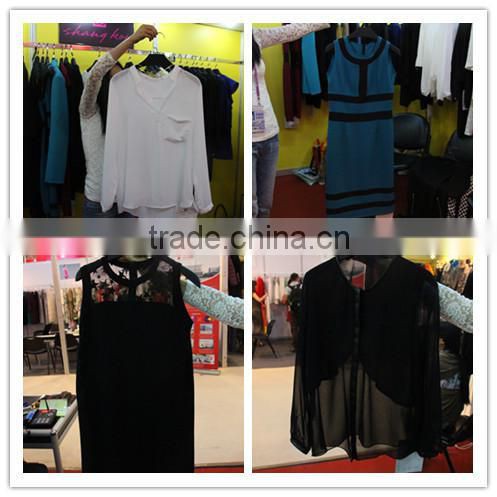 Latest Design Bishop Sleeve Sexy See Through blouses 2016 new designs