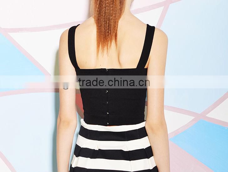 Cut Out Sexy fancy ladies tops latest design 2016