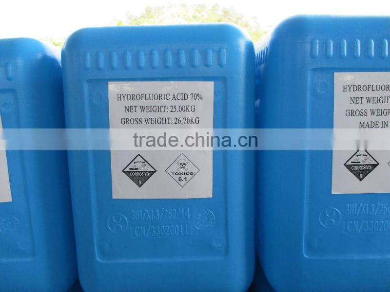 HF Hydrofluoric acid 70% factory price