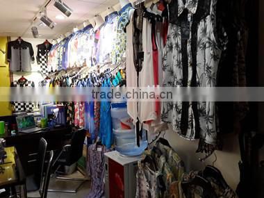 Red sleeveless chiffon tops with little lace for women