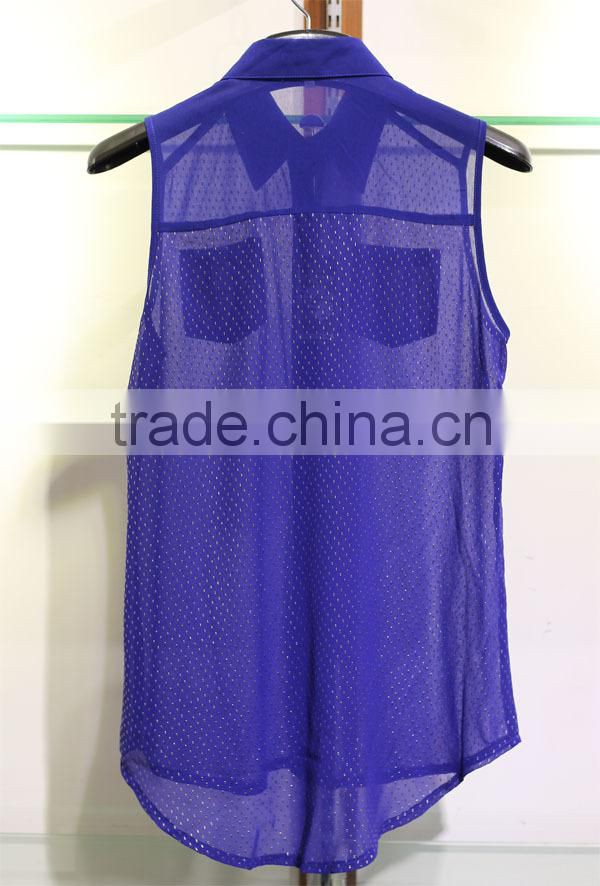 gold blocking iron tablets georgette blouse