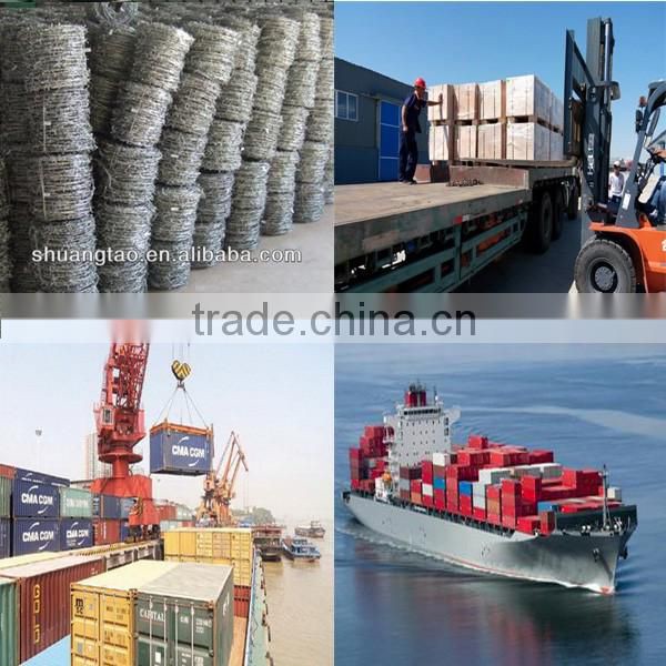 low price high quality double twist barbed wire,concertina razor barbed wire(Guangzhou factory)