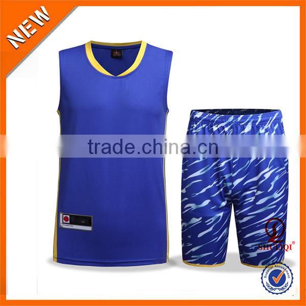 2016 100% Polyester quick dry latest new basketball jersey design for man