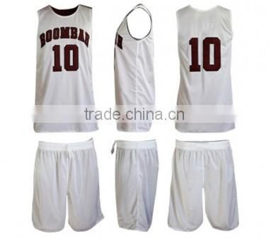 2016 best basketball jersey design wholesale dry fit 100 % polyester basketball uniform