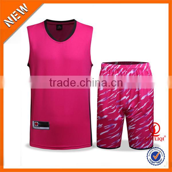 2016 100% Polyester quick dry latest new basketball jersey design for man