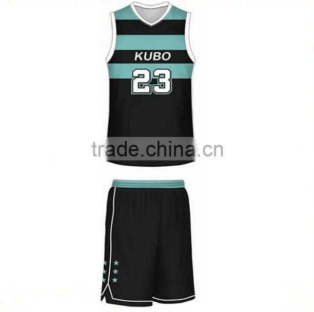 2016 Wholesale dry fit cheap sport sets basketball uniforms H-187